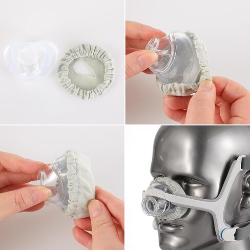 بطانات قناع الأنف CPAP لـ N20 الناعمة الرقيقة CPAP قناع الأنف للوسائد للعلامة الحمراء وتهيج الجلد تقلل من 4 عبوات in Kuwait
