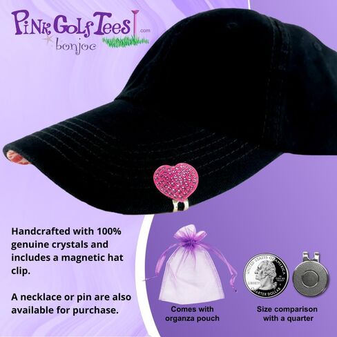 علامة كرة جولف كريستالية فاخرة مع فتحة مشبك قبعة مغناطيسية في واحد | إكسسوارات جولف مثالية، هدية جولف، وهدية جولف للرجال والنساء مع إضافات متوفرة! فضي in Kuwait