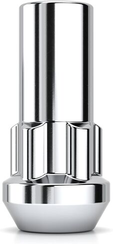 White Knight 540505 Chrome M14x2 Acorn Xtra Long Socket Lock, (Random Pattern) 4 Pack in Saudi Arabia