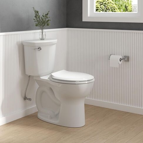 American Standard 2467016.020 Cadet Two-Piece Pressure Assisted Toilet, Chair Height, Elongated Front, White, 1.6 GPF in Saudi Arabia