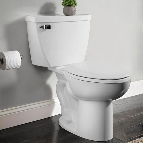 American Standard 2467016.020 Cadet Two-Piece Pressure Assisted Toilet, Chair Height, Elongated Front, White, 1.6 GPF in Saudi Arabia