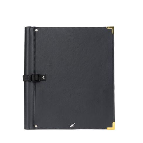 Protec Deluxe Vinyl Choral Sheet Music Folder with 10 Elastic String Dividers, Brass Corners, Retaining String, & Adjustable Hand Strap, Model #F8 in Saudi Arabia