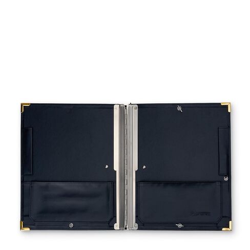 Protec Deluxe Vinyl Choral Sheet Music Folder with 10 Elastic String Dividers, Brass Corners, Retaining String, & Adjustable Hand Strap, Model #F8 in Saudi Arabia