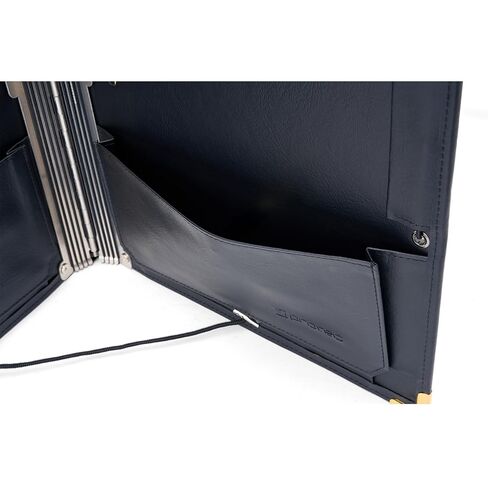 Protec Deluxe Vinyl Choral Sheet Music Folder with 10 Elastic String Dividers, Brass Corners, Retaining String, & Adjustable Hand Strap, Model #F8 in Saudi Arabia
