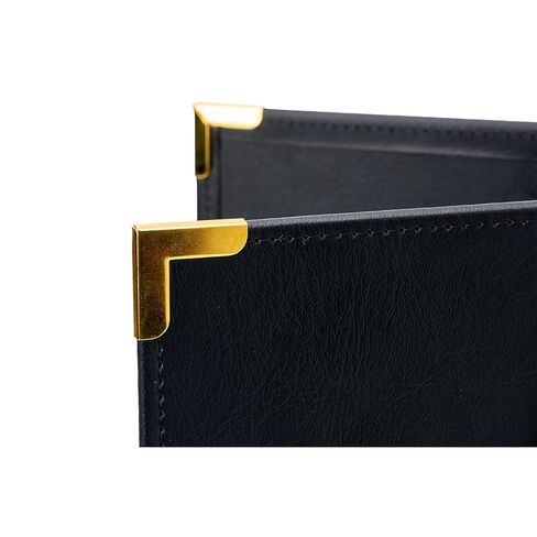 Protec Deluxe Vinyl Choral Sheet Music Folder with 10 Elastic String Dividers, Brass Corners, Retaining String, & Adjustable Hand Strap, Model #F8 in Saudi Arabia