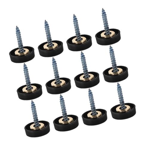 TIDTALEO 12pcs Stainless Steel Decorative Screw Covers Caps for Bathroom Mirrors Kitchen Panels and Arts Crafts Mirror Fasteners with Strong Fastening Power in Saudi Arabia