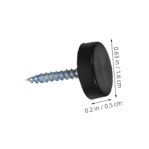 TIDTALEO 12pcs Stainless Steel Decorative Screw Covers Caps for Bathroom Mirrors Kitchen Panels and Arts Crafts Mirror Fasteners with Strong Fastening Power in Saudi Arabia