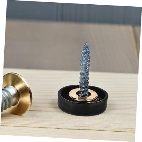 TIDTALEO 12pcs Stainless Steel Decorative Screw Covers Caps for Bathroom Mirrors Kitchen Panels and Arts Crafts Mirror Fasteners with Strong Fastening Power in Saudi Arabia
