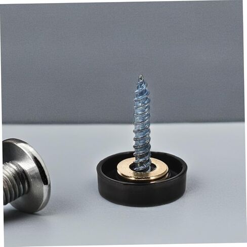 TIDTALEO 12pcs Stainless Steel Decorative Screw Covers Caps for Bathroom Mirrors Kitchen Panels and Arts Crafts Mirror Fasteners with Strong Fastening Power in Saudi Arabia