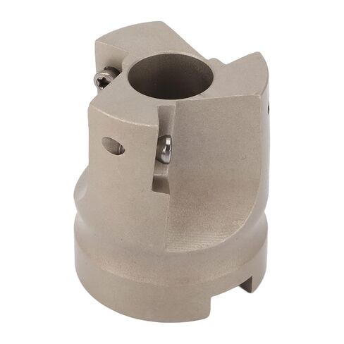 3 Flute Face Mill Head, CNC Lathe Milling Cutter, 40cr Material for Metal Processing, Precise Machining, Coated for Oxidation, Strong Rigidity, Special Helical Offset D in Kuwait