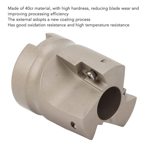 3 Flute Face Mill Head, CNC Lathe Milling Cutter, 40cr Material for Metal Processing, Precise Machining, Coated for Oxidation, Strong Rigidity, Special Helical Offset D in Kuwait