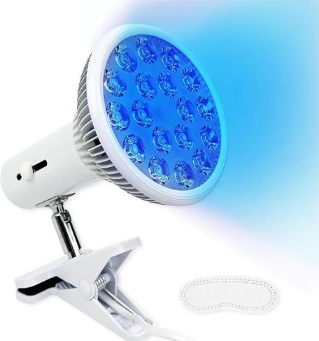 Jaundice Light Therapy Newborn, Bilirubin Light Lamp for Jaundice Baby, Neonatal Baby Jaundice Treat Blue Ray Light, Portable Infant Bilirubin Light with 18 Led Light, Biliblanket Light with Eye Mask in Saudi Arabia