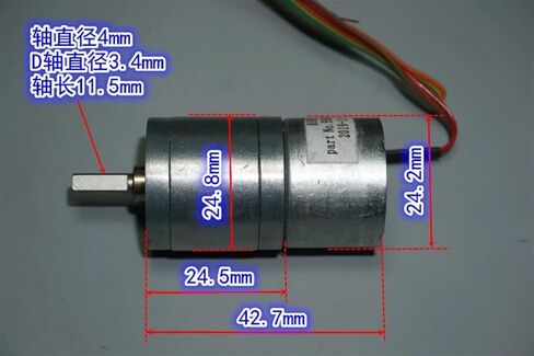 25GA310 علبة التروس المعدنية محرك DC 5-12V محرك مصغر منخفض السرعة in Saudi Arabia