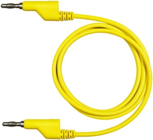 Test Lead Banana Plug Male Stackable to Banana Plug [39"] (Black/Red/Green/Blue/Yellow) in Saudi Arabia