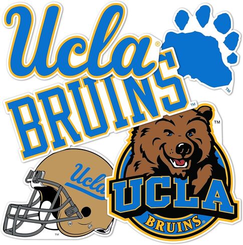 Desert Cactus UCLA Sticker University of California Los Angeles Bruinsr Vinyl Decals Laptop Water Bottle Car Scrapbook Sheet T2 (Type 2-2) in Saudi Arabia