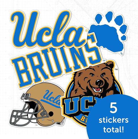 Desert Cactus UCLA Sticker University of California Los Angeles Bruinsr Vinyl Decals Laptop Water Bottle Car Scrapbook Sheet T2 (Type 2-2) in Saudi Arabia