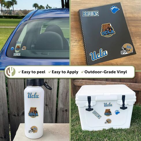 Desert Cactus UCLA Sticker University of California Los Angeles Bruinsr Vinyl Decals Laptop Water Bottle Car Scrapbook Sheet T2 (Type 2-2) in Saudi Arabia