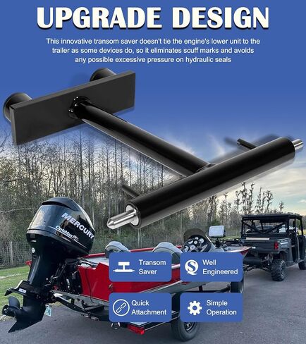 10107 Lock N’ Stow Transom Saver for Outboard Trailering, Fits for Mercury 200 OpitMax, 255 OptiMax, 225-HP EFI, 250-HP EFI Outboard Engines, Steel Outboard Trailering Transom Support Bracket in Saudi Arabia
