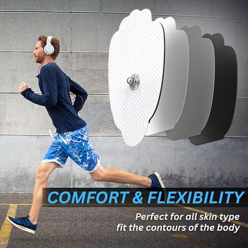 20 قطعة من وسادات استبدال وحدة عشرات من سانتاميديكال، وسادات وحدة عشرات مع أقطاب كهربائية طويلة الأمد، مجموعة وسادات أقطاب كهربائية لوحدة عشرات خالية من اللاتكس متوافقة مع أجهزة عشرات EMS in Kuwait