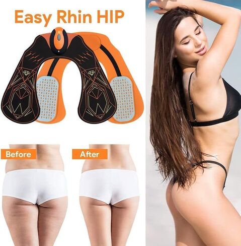 FOPIE HIPS Trainer, ABS Stimulator Electronic Muscle Toner, Smart Wearable Butt Lifting Machine, Body Beauty Workout Equipment for Men Women in Kuwait