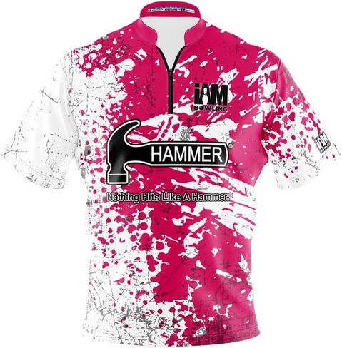 شعار Infusion I AM بولينج جيرسي بأكمام قصيرة وياقة وشاح 2222-HM صنع في الولايات المتحدة الأمريكية in Kuwait