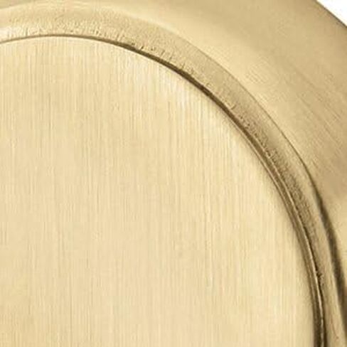 Emtek 818TP Modern Thumbturn Privacy Lockset with 7 Finish Options (Satin Brass (US4)) in Saudi Arabia