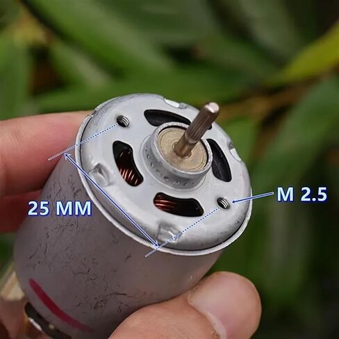 RS-550VC-8520 RS-550 موتور DC6V-12V 21700 دورة في الدقيقة قوة عالية السرعة عمود مزدوج لتقوم بها بنفسك الحفر الكهربائية حديقة أداة مفك البراغي in Saudi Arabia