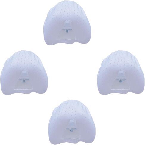 4 Pack N20 Nasal CPAP Mask Liners Compatible N20 Nasal Mask Cushions Silky Comfort Reducing Facial Redness and Pressure Marks for Enhanced Comfort (White, Medium) in Saudi Arabia