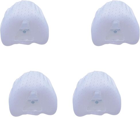 4 Pack N20 Nasal CPAP Mask Liners Compatible N20 Nasal Mask Cushions Silky Comfort Reducing Facial Redness and Pressure Marks for Enhanced Comfort (White, Medium) in Saudi Arabia