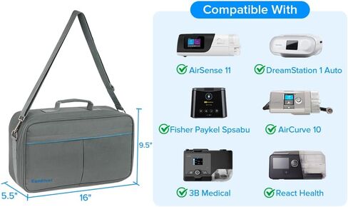 Premium CPAP Travel Bag - Universal CPAP Carrying Case for ResMed AirSense 11/10, 3B Medical & Most Travel CPAP Machines - Durable, Lightweight, TSA-Friendly CPAP Storage & Backpack Option in Saudi Arabia