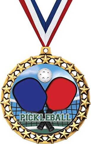 ميدالية Pickleball، ميداليات Galaxy Star Pickleball مقاس 2 1/2 بوصة، جائزة Great Pickleball Awards Prime in Saudi Arabia