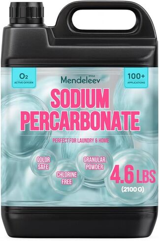 معزز الغسيل ببيركربونات الصوديوم 4.6 رطل - عالي التحمل بنسبة 99.9% نقي | منظف ​​الأكسجين القوي للغسيل والمنزل (4.6 رطل - 2.1 كجم) in Kuwait