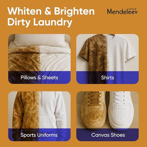 معزز الغسيل ببيركربونات الصوديوم 4.6 رطل - عالي التحمل بنسبة 99.9% نقي | منظف ​​الأكسجين القوي للغسيل والمنزل (4.6 رطل - 2.1 كجم) in Kuwait