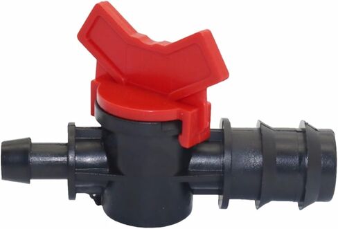 6 Pcs Garden Hose Connector Switch Bypass Valve Drip Bypass Valve Homebrew 9-10mm Hose Agricultural Irrigation in Kuwait