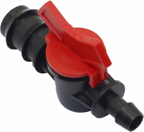 6 Pcs Garden Hose Connector Switch Bypass Valve Drip Bypass Valve Homebrew 9-10mm Hose Agricultural Irrigation in Kuwait