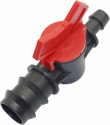6 Pcs Garden Hose Connector Switch Bypass Valve Drip Bypass Valve Homebrew 9-10mm Hose Agricultural Irrigation in Kuwait