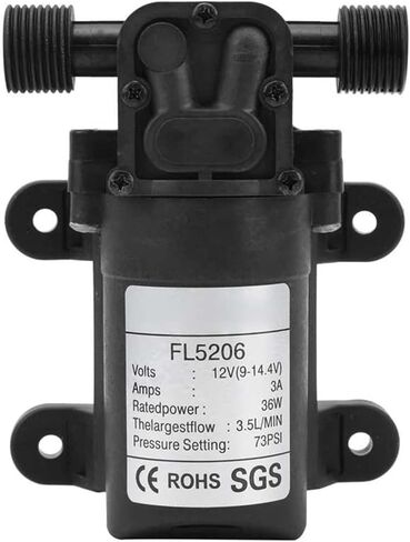 DC 12V 36W G1/2in High Pressure Diaphragm Water Pump 73PSI 3.5L/MIN Agricultural Diaphragm Water Pump in Kuwait