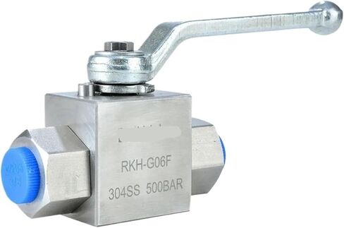 1PCS 1/8" Ball Valve RKH-G Stainless Steel Internal Thread Corrosion-Resistant Hydraulic Ball Valve in Kuwait