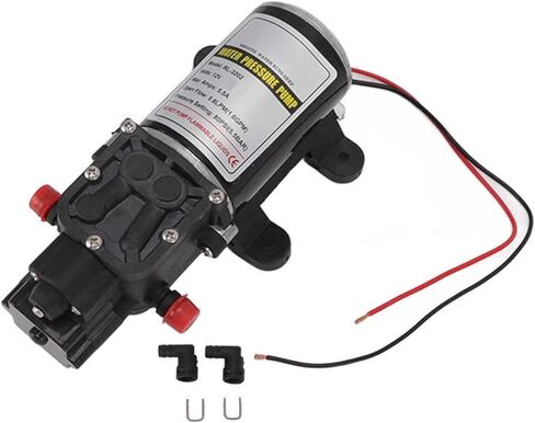 مضخة مياه غشائية ذاتية التحضير مضخة غشائية متقطعة مضخة مياه عالية الضغط للمضخة البحرية المنزلية (RL-3401، 12 فولت) in Kuwait