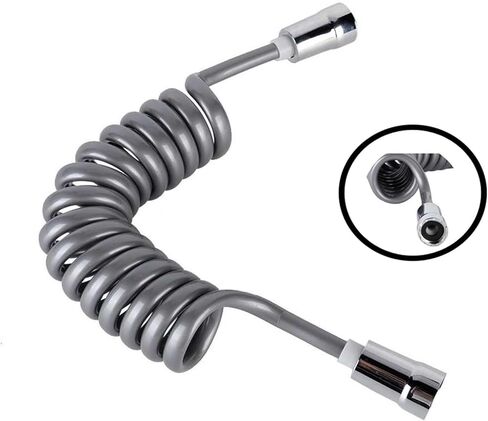 G1/2" Thread Flexible Telephone Line Style Shower Hose Spring for Water Plumbing Toilet Bidet Sprayer Hose Bathroom Accessories in Kuwait