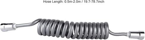 G1/2" Thread Flexible Telephone Line Style Shower Hose Spring for Water Plumbing Toilet Bidet Sprayer Hose Bathroom Accessories in Kuwait