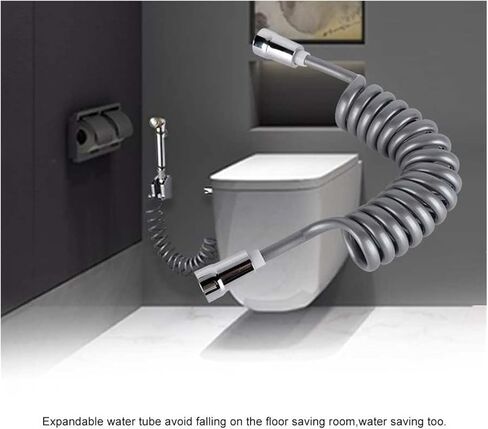 G1/2" Thread Flexible Telephone Line Style Shower Hose Spring for Water Plumbing Toilet Bidet Sprayer Hose Bathroom Accessories in Kuwait