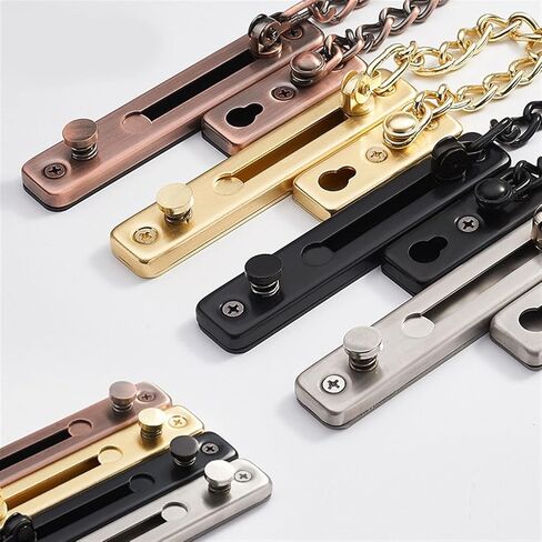 سلسلة قفل الباب قفل الفولاذ المقاوم للصدأ سلسلة أمان الحرس الربيع مكافحة سرقة الصحافة الثقيلة مصقول الترباس حامي المسمار in Kuwait