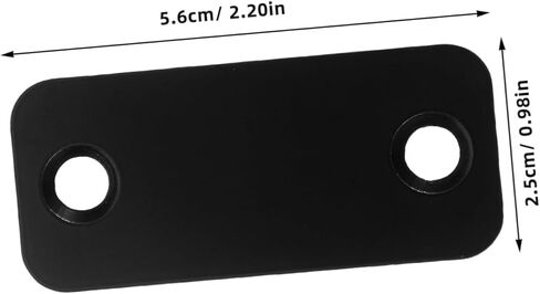 TEHAUX Door Strike Plate Repair Kit Locks Hole Filler Plate for Doors Deadbolt Cover Edge Filler Home Office Security Accessory in Saudi Arabia