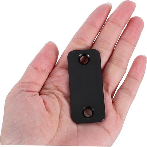 TEHAUX Door Strike Plate Repair Kit Locks Hole Filler Plate for Doors Deadbolt Cover Edge Filler Home Office Security Accessory in Saudi Arabia