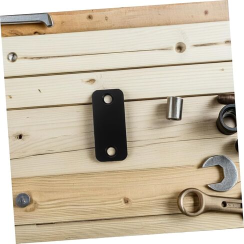TEHAUX Door Strike Plate Repair Kit Locks Hole Filler Plate for Doors Deadbolt Cover Edge Filler Home Office Security Accessory in Saudi Arabia
