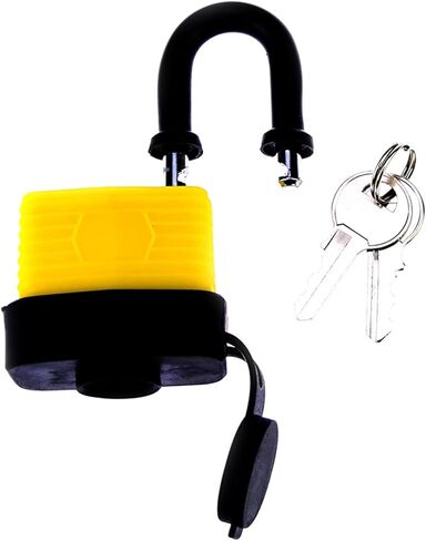 قفل سلسلة مضاد للكهرباء الساكنة، قفل مقاوم للماء، شعاع قصير أصفر مقاوم للماء، قفل باب المنزل، مفتاح القفل الرئيسي in Kuwait