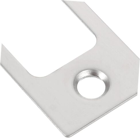 SEWACC Door Reinforcement Deadbolt Strike Plate Kit Stainless Steel Covers for Interior and Exterior Doors Secure Installation Accessories 4-Piece Set in Saudi Arabia