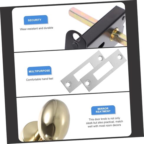 Lurrose 1Set Single Sided Deadbolt Locking Lever Commercial Grade Quiet Design for Handling for Residential and Business Use in Saudi Arabia