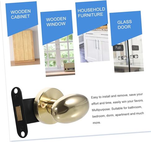 Lurrose 1Set Single Sided Deadbolt Locking Lever Commercial Grade Quiet Design for Handling for Residential and Business Use in Saudi Arabia
